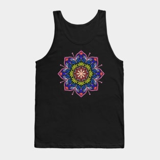 Flowery Mandala Tank Top